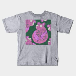Bear it my way (neon pink) Kids T-Shirt